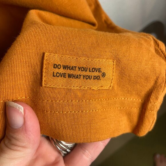 Life is Good Men's Xl Crusher T-Shirt Burnt Orange Sketchy RV Camping Casual - Picture 4 of 7